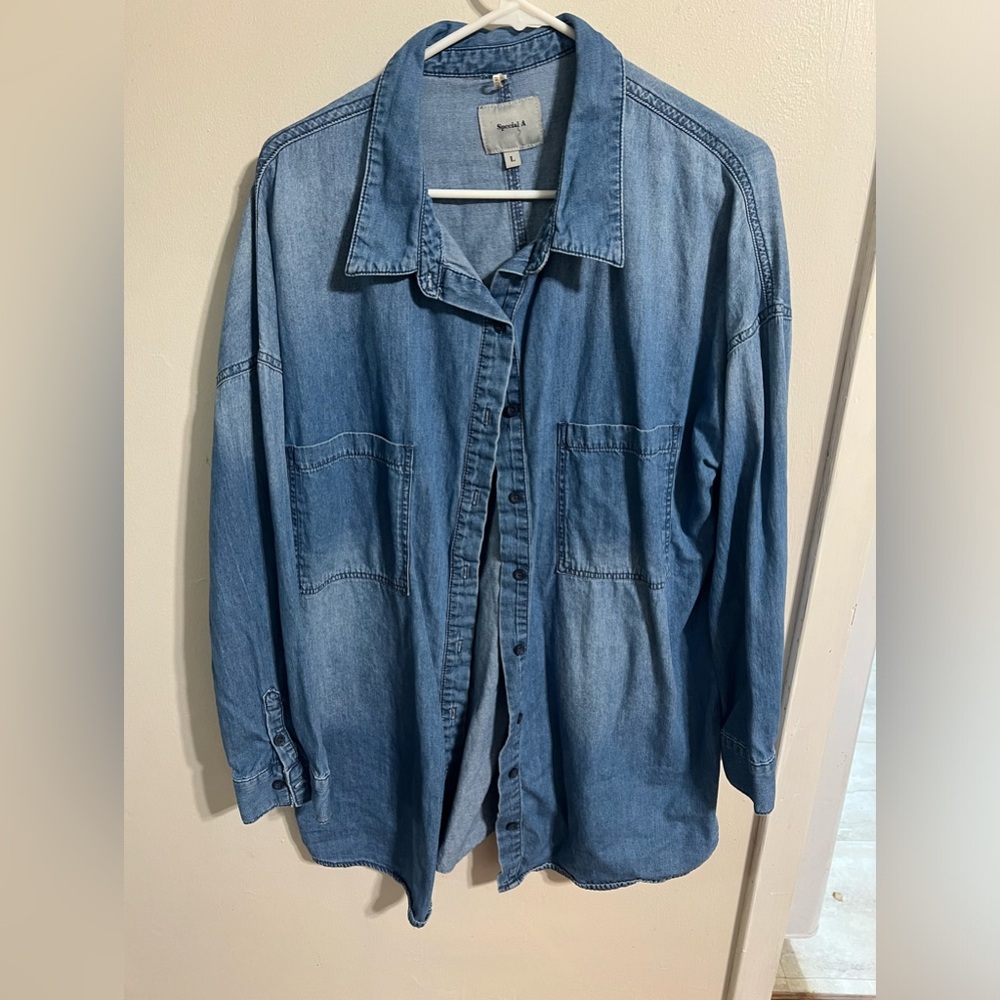 Blue Jean shirt/jacket
